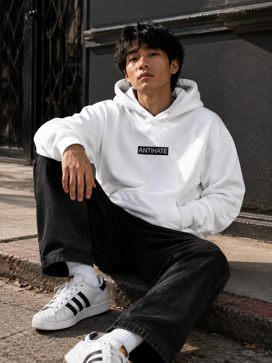 Antihate Hoodie White