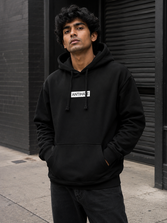 Antihate Hoodie Black