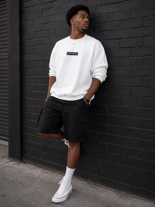 Antihate Sweatshirt White
